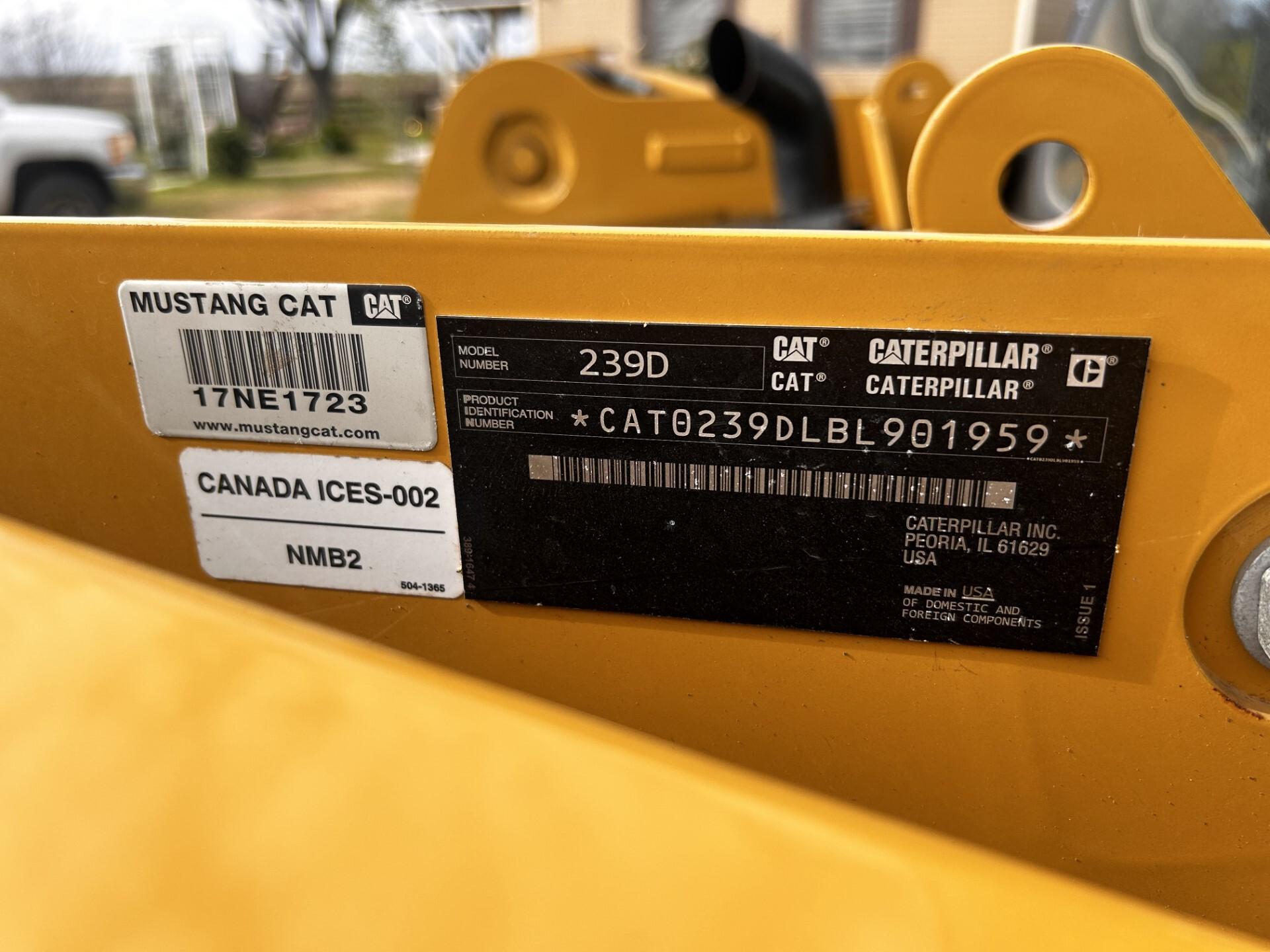 2018 Caterpillar 239D Image