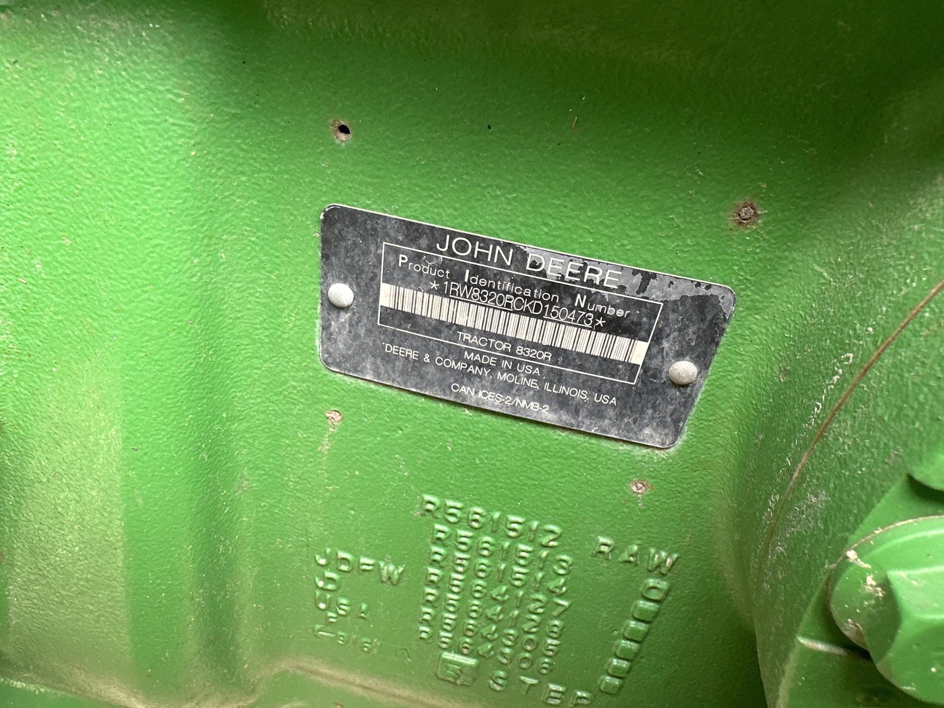 2019 John Deere 8320R Image