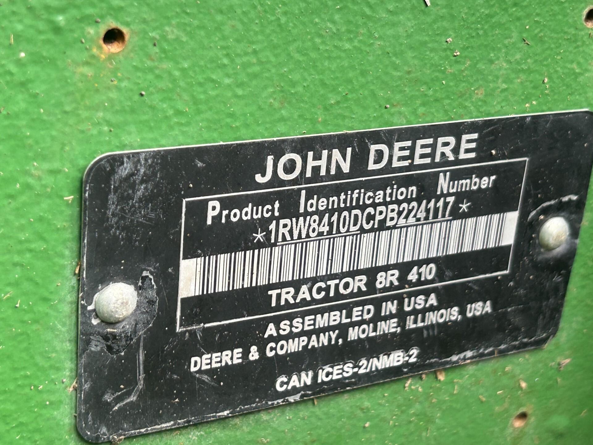 2023 John Deere 8R 410