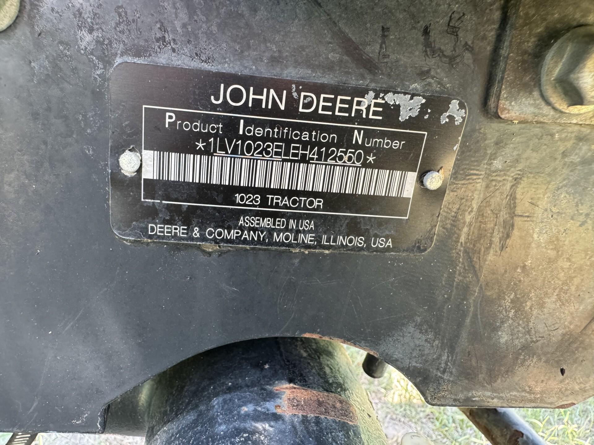 2014 John Deere 1023E