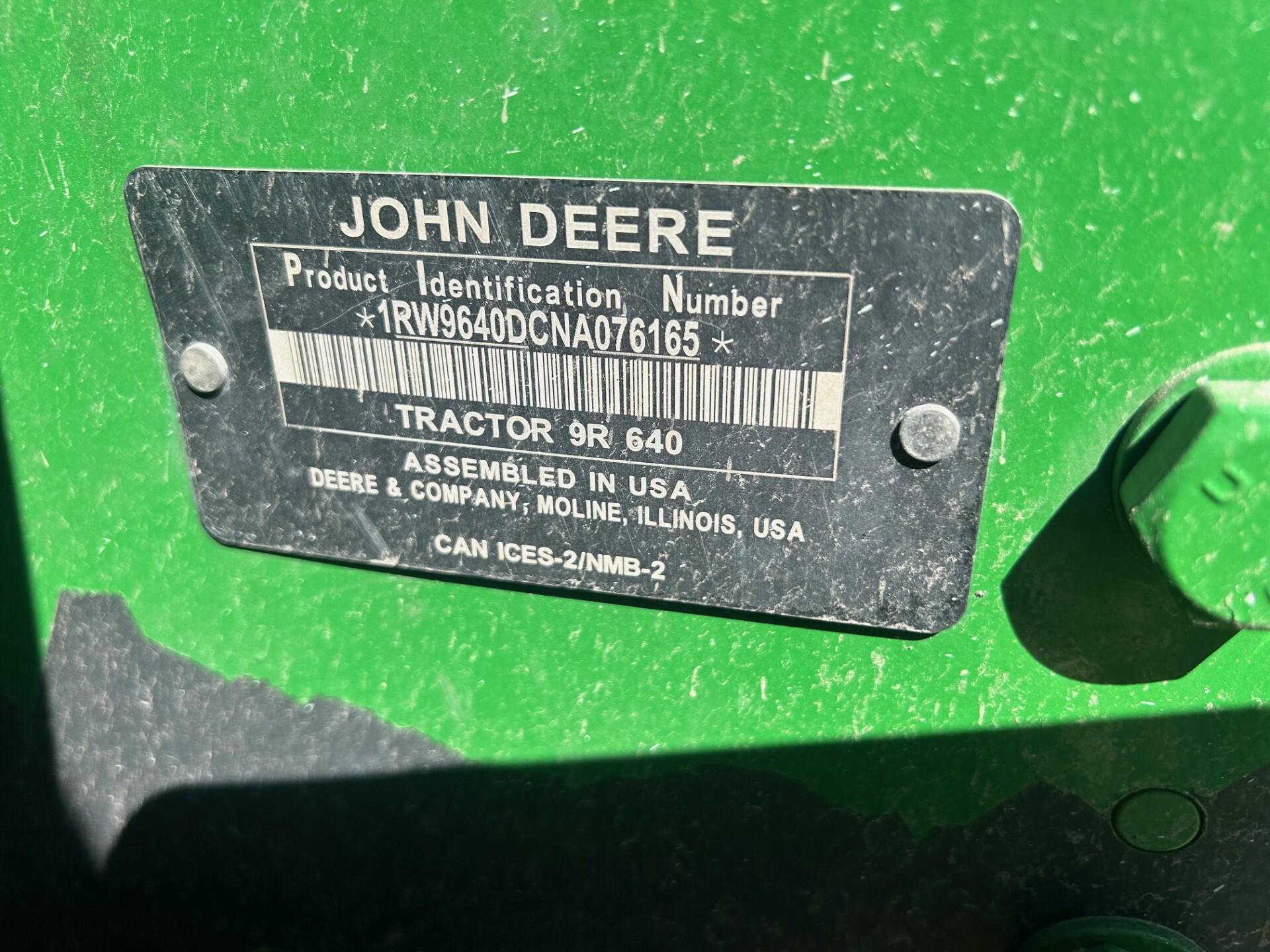 2022 John Deere 9R 640