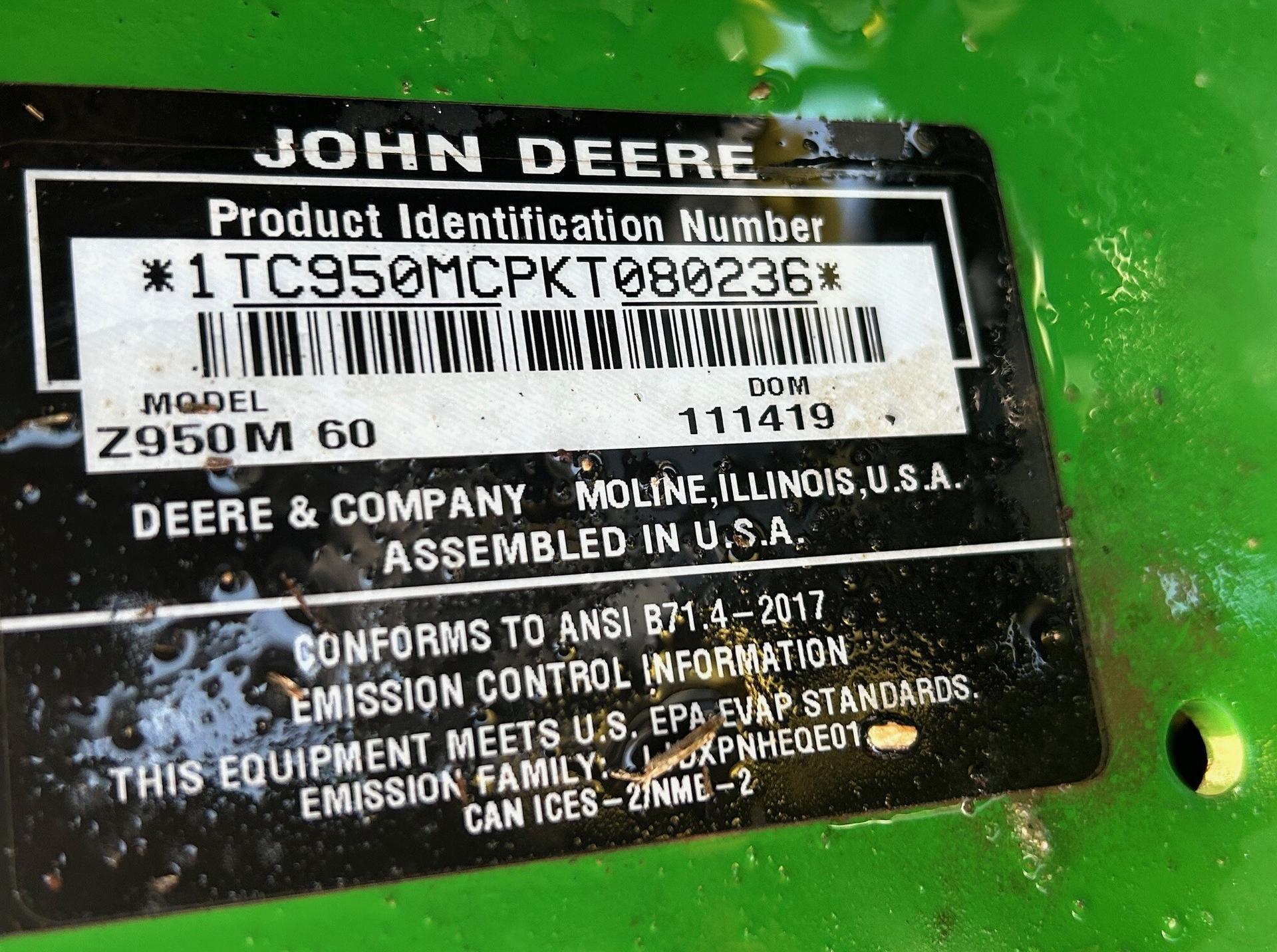 2020 John Deere Z950M