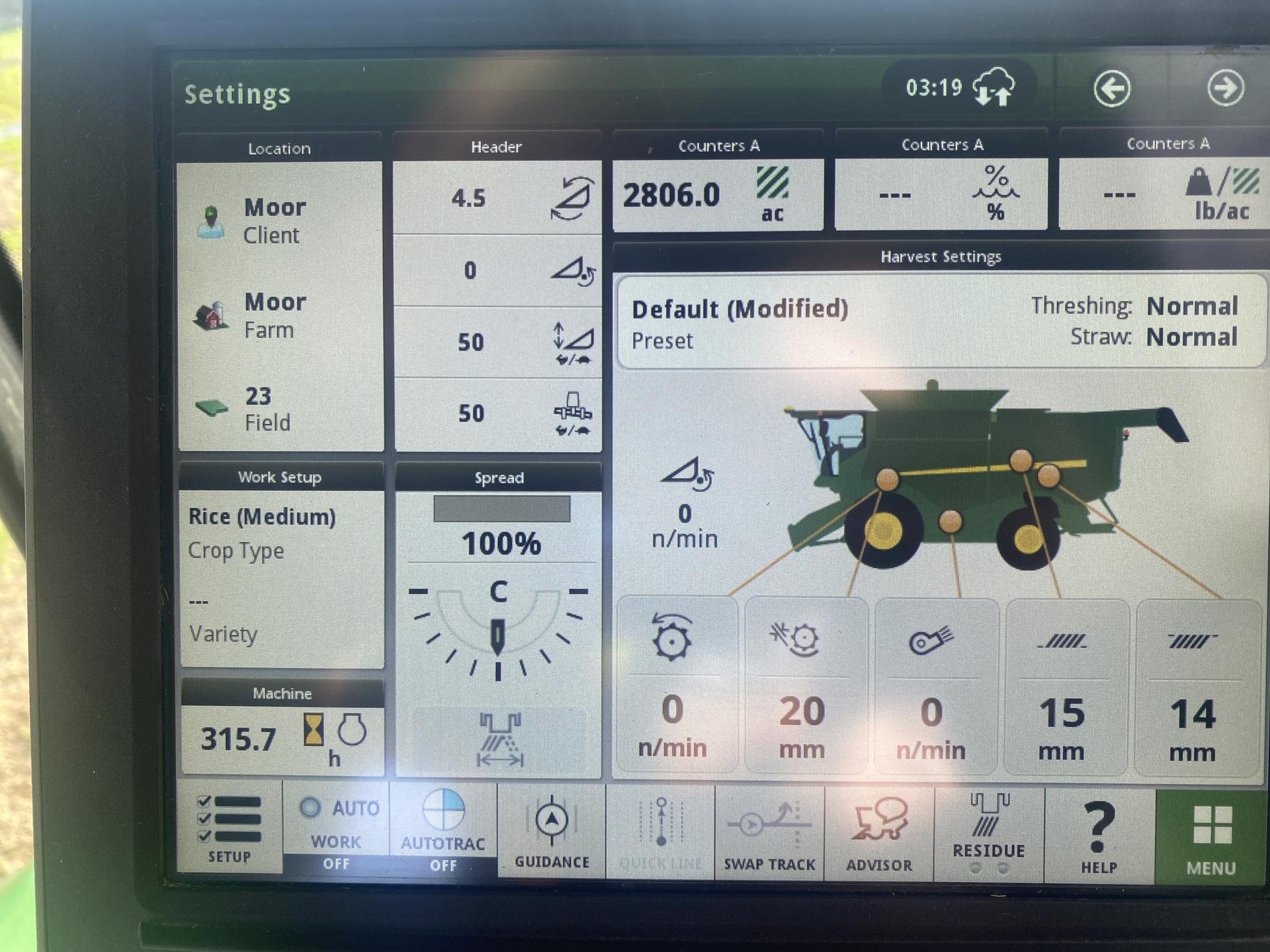 2022 John Deere X9 1100