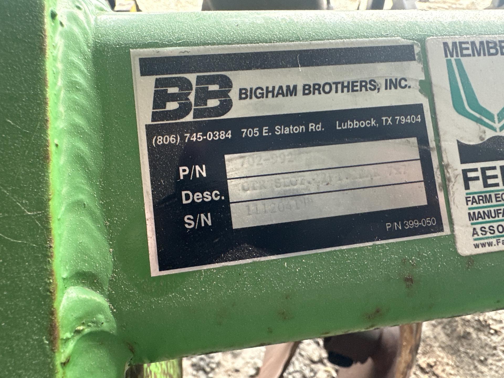 2013 Bigham Brothers 12 Row Disk Bedder