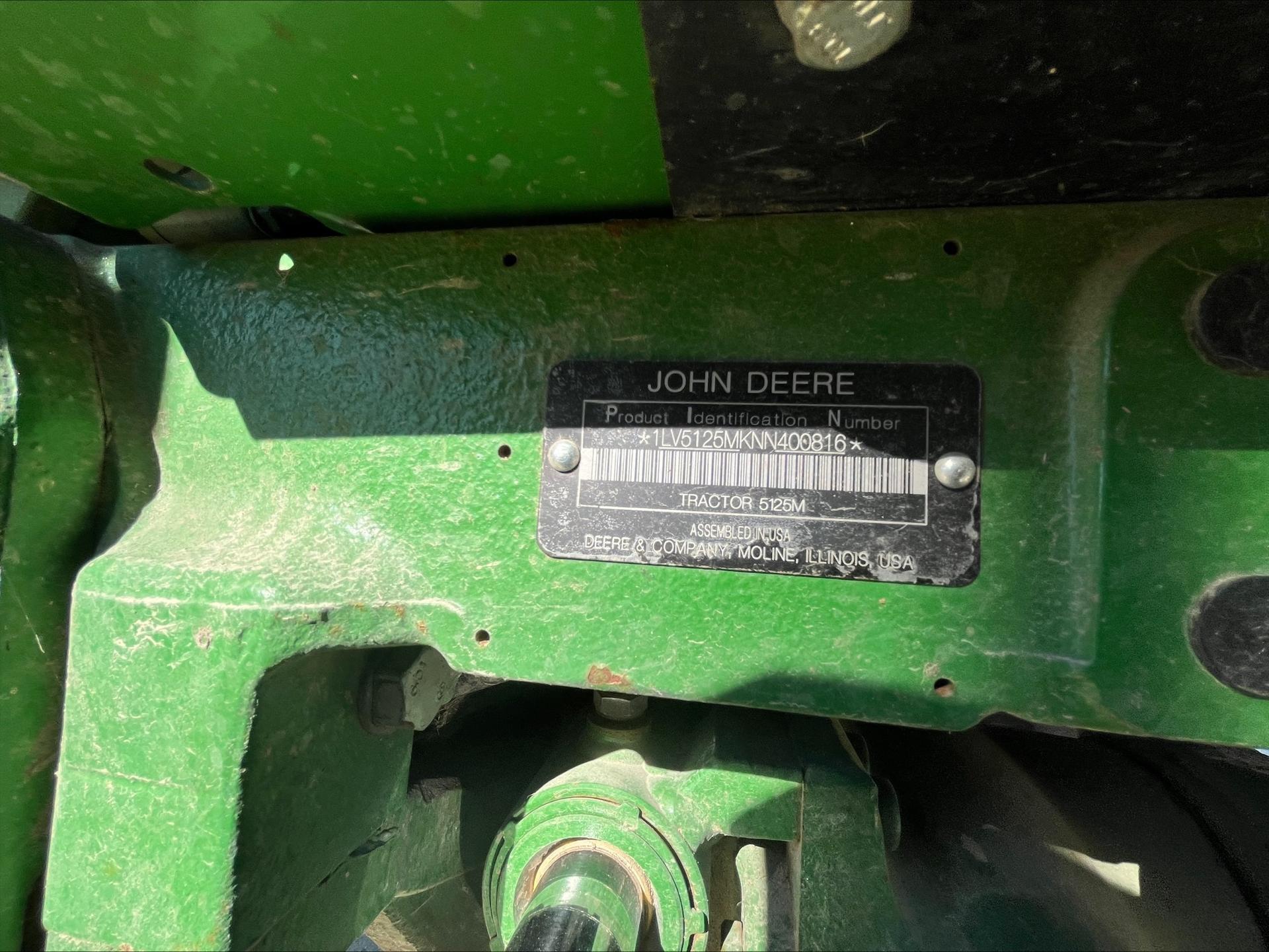 2022 John Deere 5125M