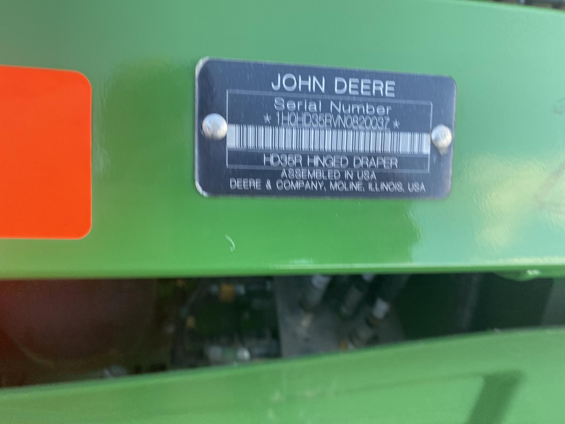 2022 John Deere HD35R
