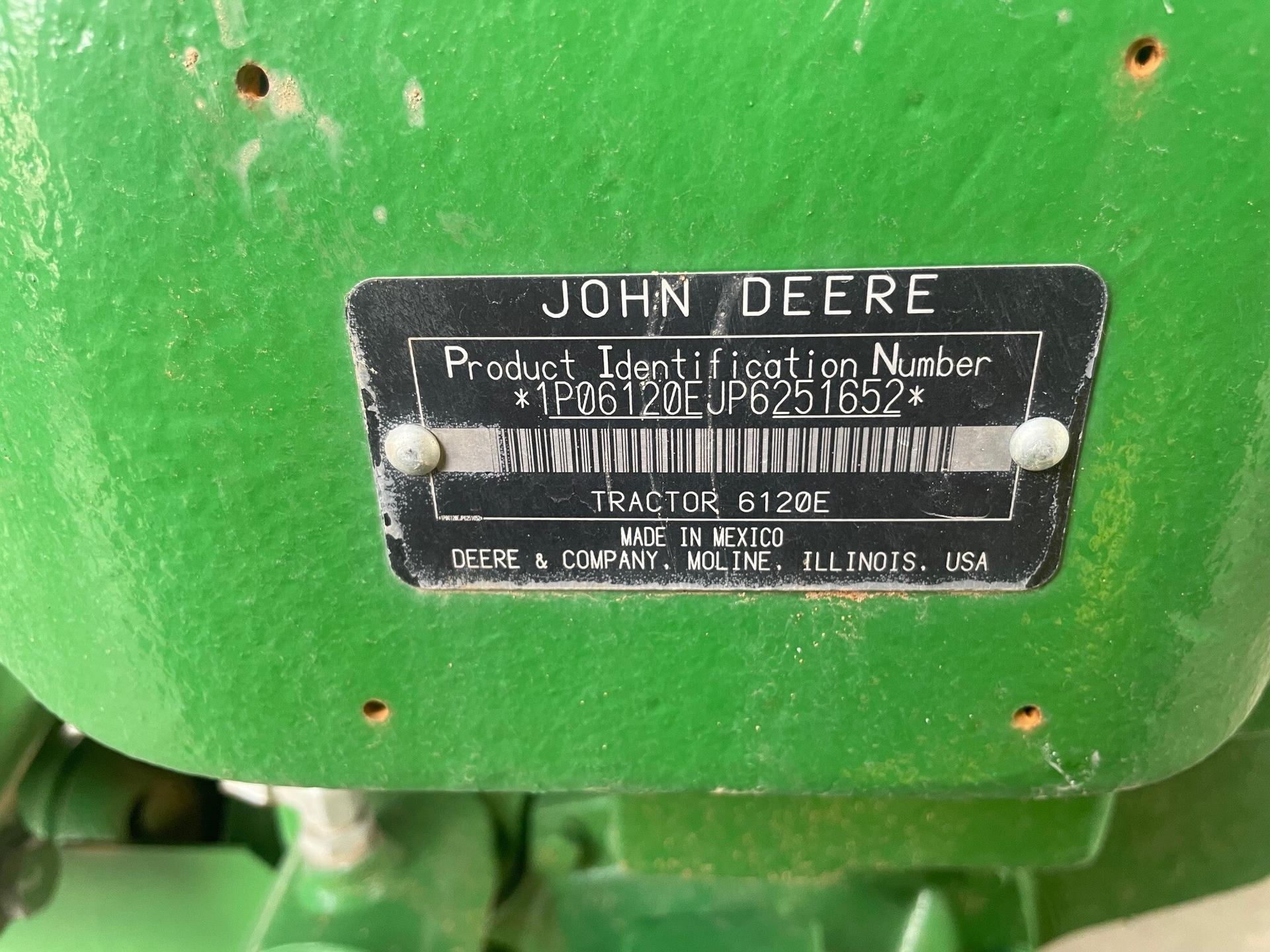 2023 John Deere 6120E Cab