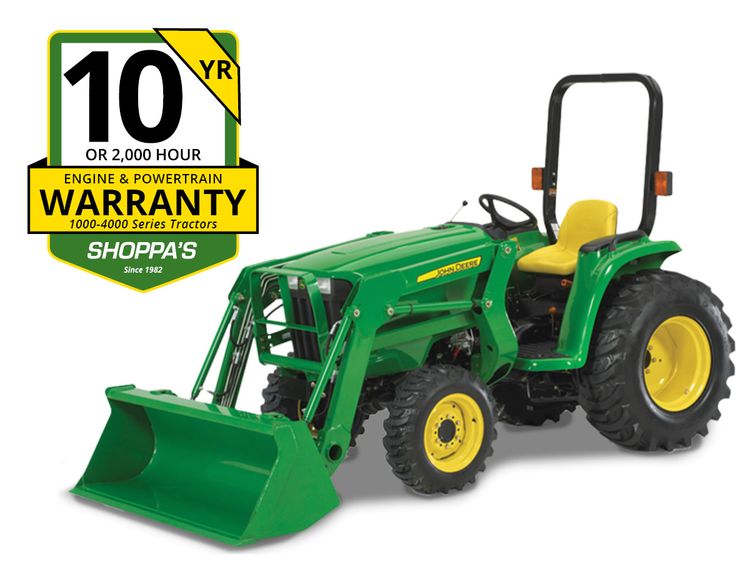 3032E Compact Utility Tractor with Factory Installed Loader