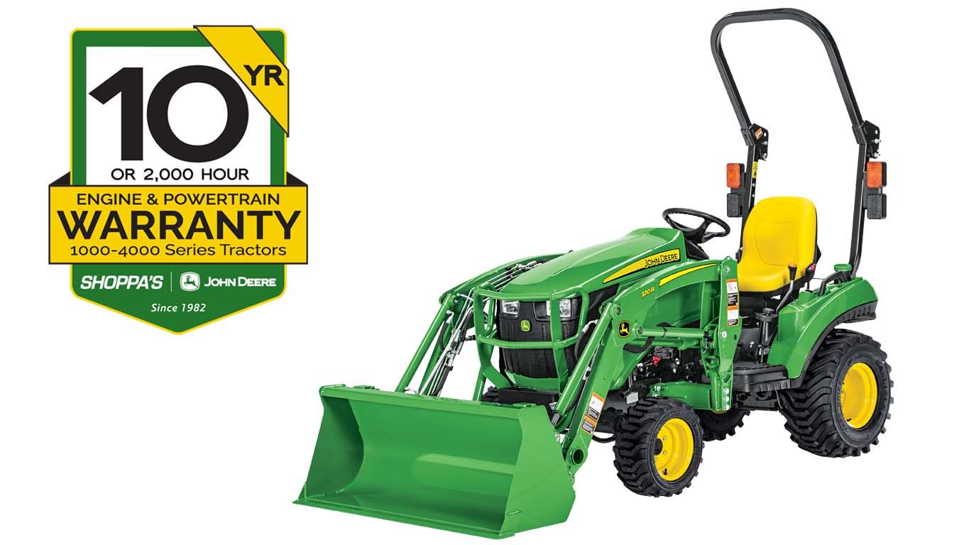 1023E SUB COMPACT TRACTOR WITH 120R LOADER – $239 MONTHLY